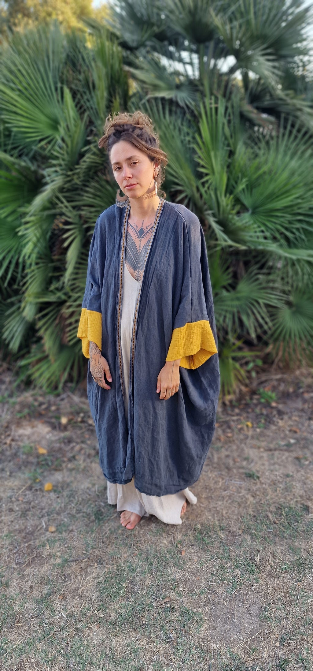 Linen kimono